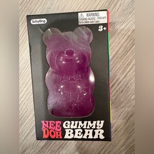 Authentic New In Box, NeeDoh Gummy Bear - Purple